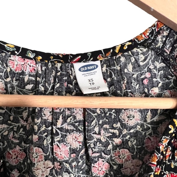 Old navy Floral Waist-Defined Midi Dress for Women - Picture 5 of 5
